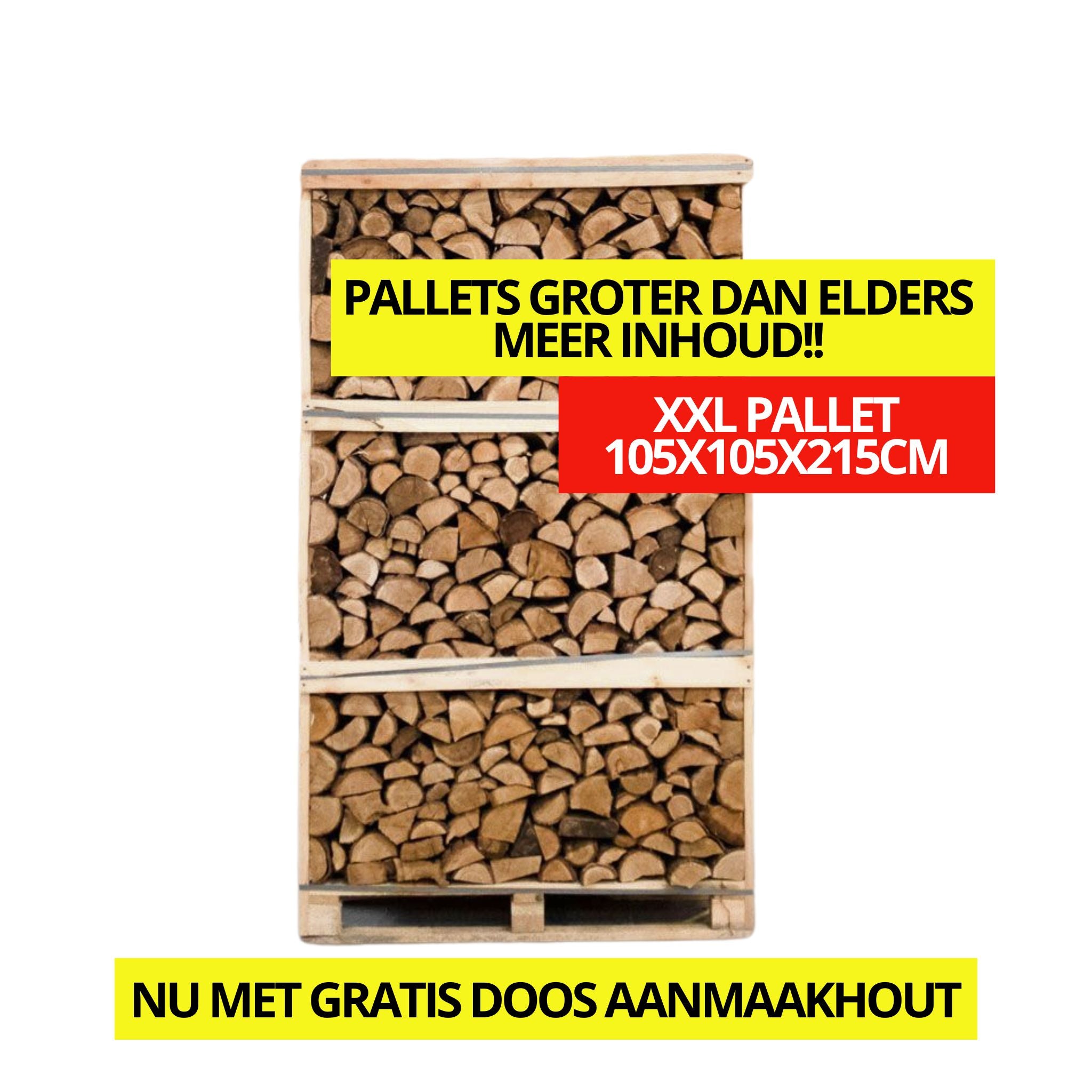 Brennholz Eiche ofengetrocknet - XXL - 2,15 m3