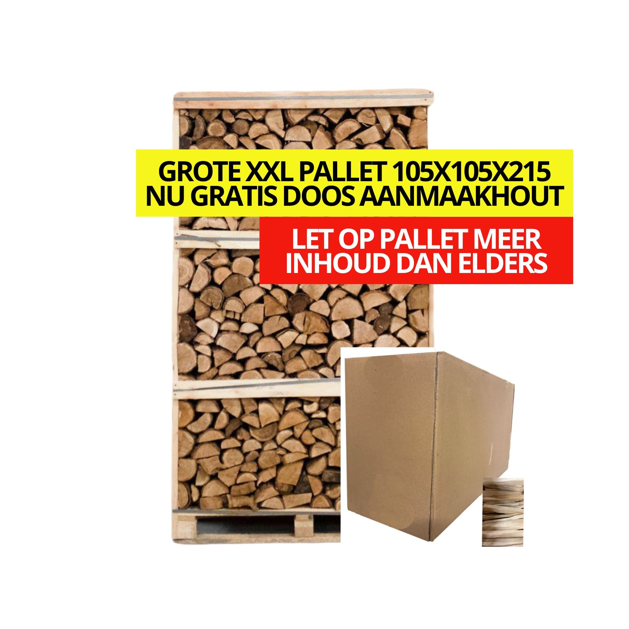 Brennholz Eiche ofengetrocknet - XXL - 2,15 m3