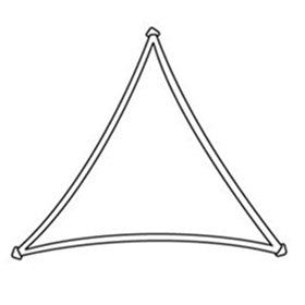 Befestigungsmaterial-Sets Triangle Shade Cloth